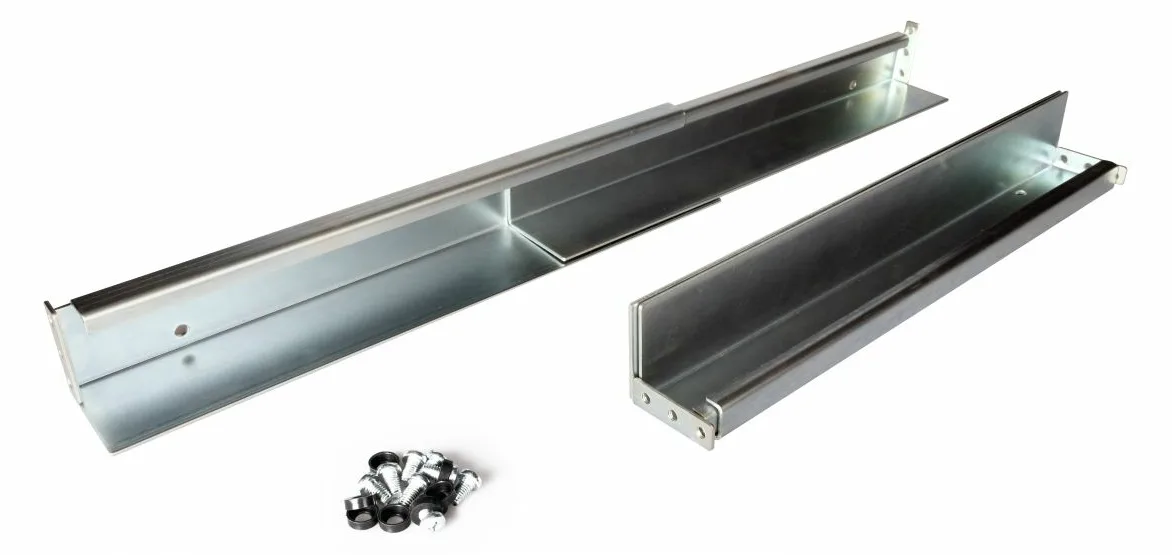 Equip Rack-Montageschienen - 600 bis 800 mm Tiefe - Schrankmontage - Schwarz - 48.3 cm (19), Ansicht 4