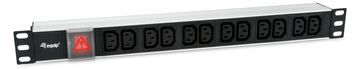 Equip Steckdosenleiste 19 1HE 12fach mit Schuko+ Schalt A - Steckdosenleiste - 1,8 m von LumaTech