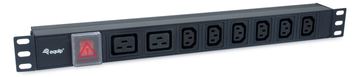 Equip Steckdosenleiste 19 1HE 8fach IEC C20 1.8m Alu. Sch - - 1.8 m - Steckdosenleiste - 1,8 m von LumaTech