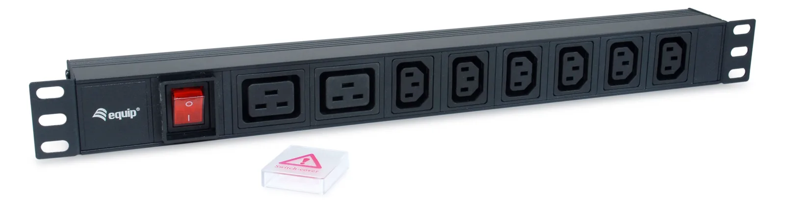 Equip Steckdosenleiste 19 1HE 8fach IEC C20 1.8m Alu. Sch - - 1.8 m - Steckdosenleiste - 1,8 m, Ansicht 2