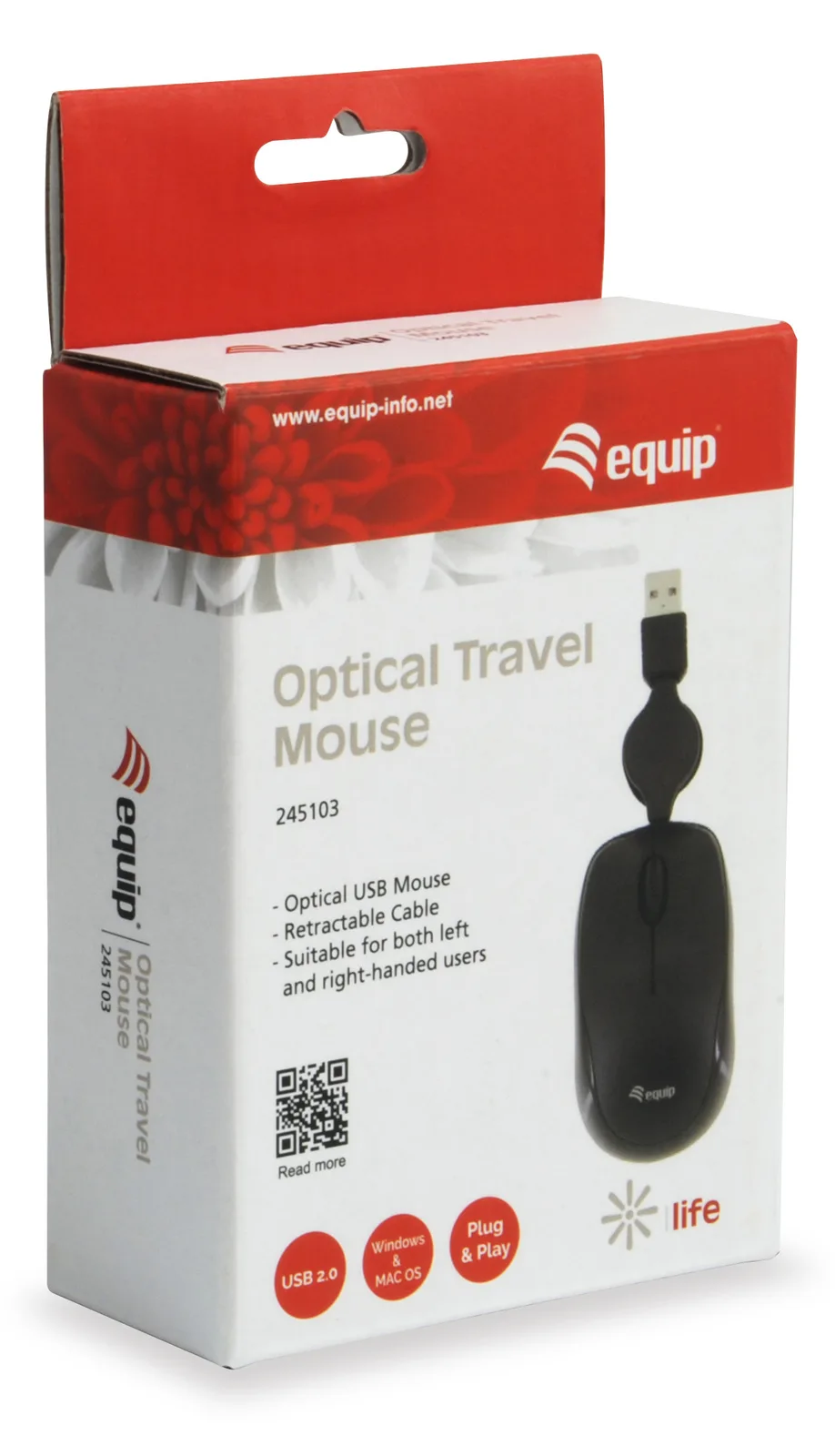 Equip Travel - Maus - rechts- und linkshändig, Ansicht 3