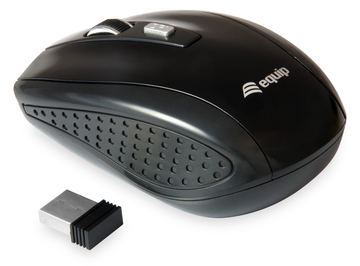 Equip Travel - Maus - rechts- und linkshändig - optisch - 4 Tasten - kabellos - 2.4 GHz - kabelloser Empfänger (USB) von LumaTech