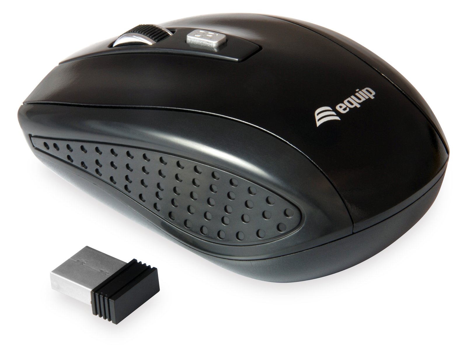 Equip Travel - Maus - rechts- und linkshändig - optisch - 4 Tasten - kabellos - 2.4 GHz - kabelloser Empfänger (USB) von LumaTech