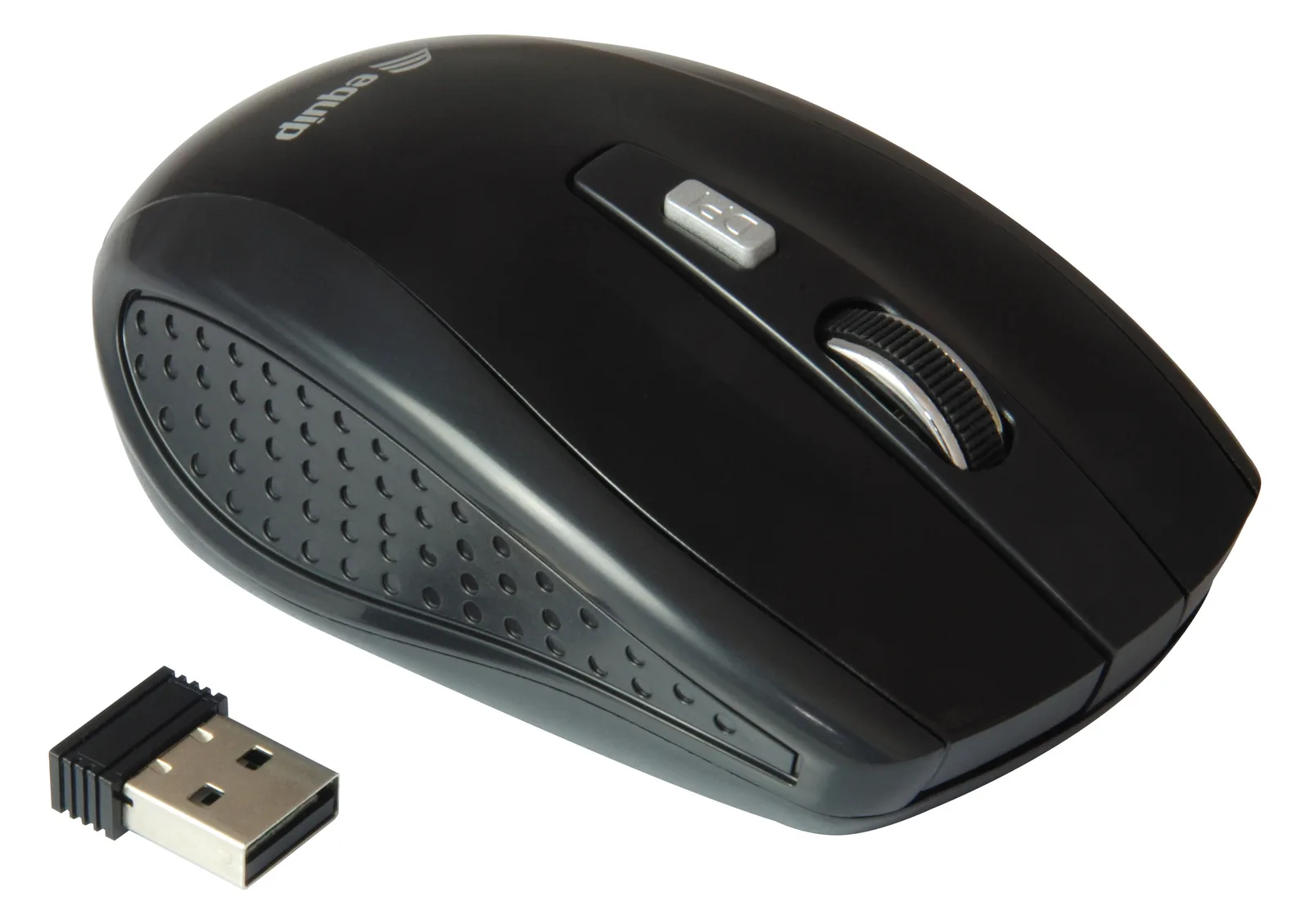 Equip Travel - Maus - rechts- und linkshändig - optisch - 4 Tasten - kabellos - 2.4 GHz - kabelloser Empfänger (USB), Ansicht 2