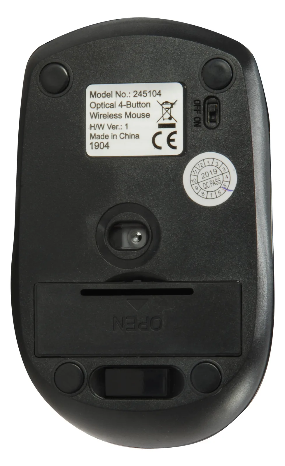 Equip Travel - Maus - rechts- und linkshändig - optisch - 4 Tasten - kabellos - 2.4 GHz - kabelloser Empfänger (USB), Ansicht 4