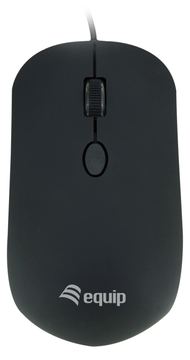 Equip USB-Komfortmaus - Beidhändig - Optisch - USB Typ-A - 1600 DPI - Schwarz von LumaTech