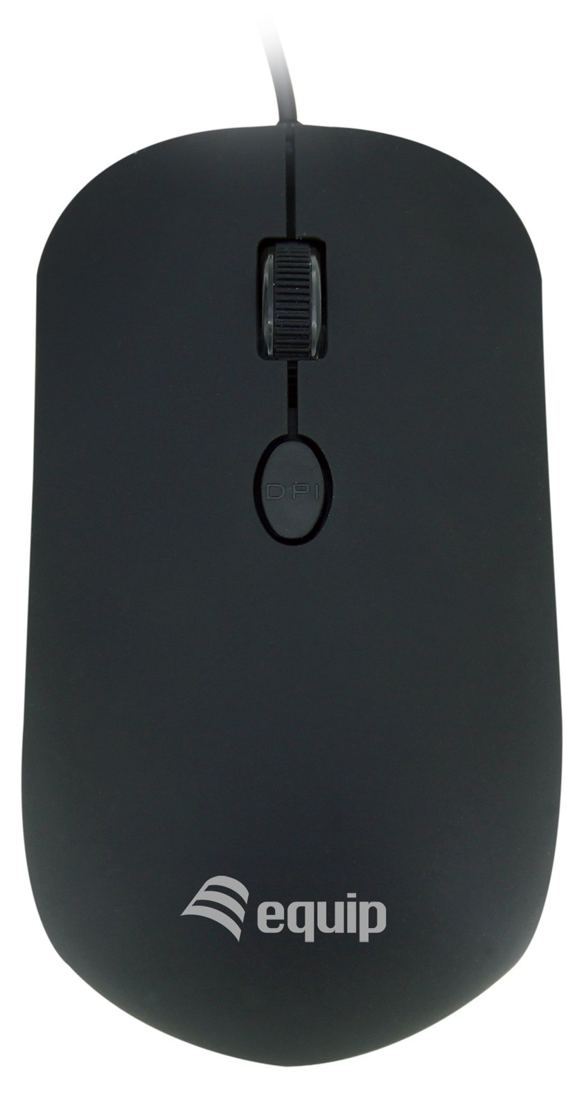 Equip USB-Komfortmaus - Beidhändig - Optisch - USB Typ-A - 1600 DPI - Schwarz