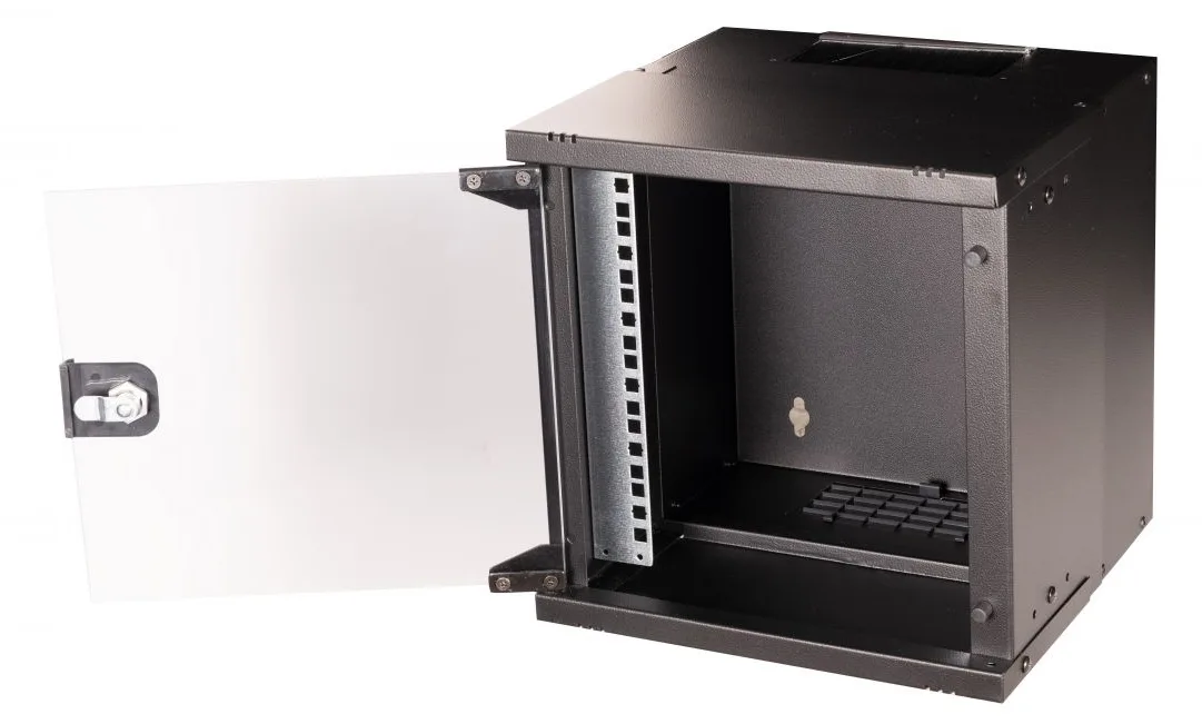 Equip Wandgehäuse 10 06u 300x300mm Glastür schwarz - Gehäuse - 10, Ansicht 3