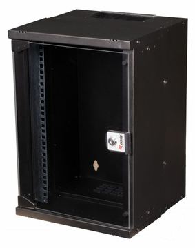 Equip Wandgehäuse 10 09U 300x300mm Glastür schwarz - Gehäuse - 10 von LumaTech