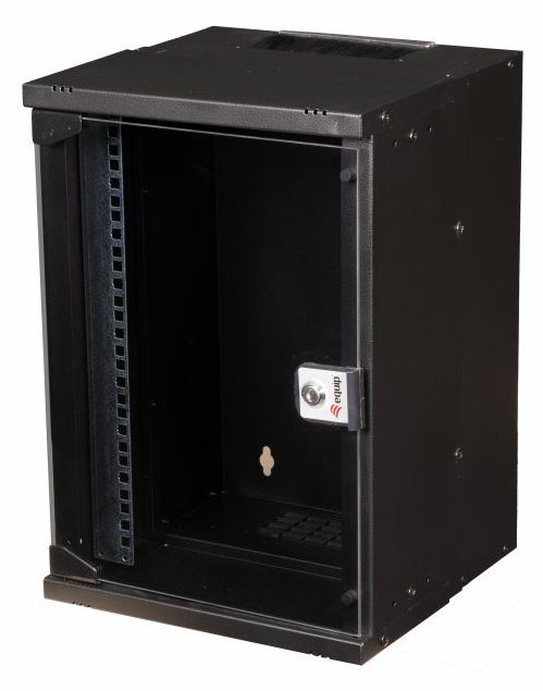 Equip Wandgehäuse 10 09U 300x300mm Glastür schwarz - Gehäuse - 10 von LumaTech