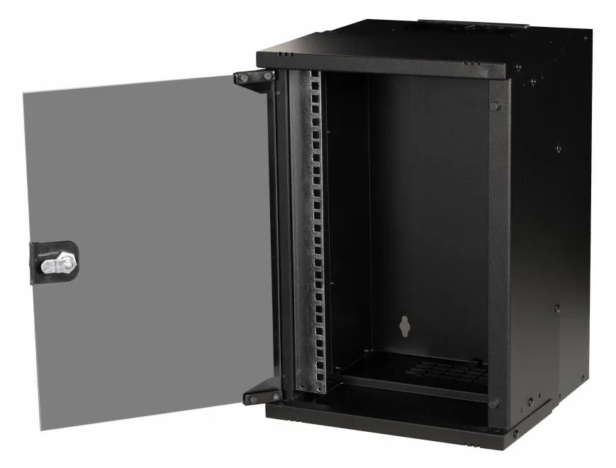 Equip Wandgehäuse 10 09U 300x300mm Glastür schwarz - Gehäuse - 10, Ansicht 4