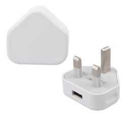 eSTUFF Netzteil - 12 Watt - 2.4 A (USB) - weiß von LumaTech