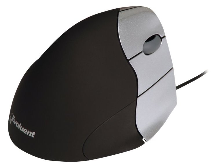 Evoluent VerticalMouse 3 - Vertikale Maus - Rechtshänder - 5 Tasten - kabellos - 2.4 GHz - kabelloser Empfänger (USB) von LumaTech