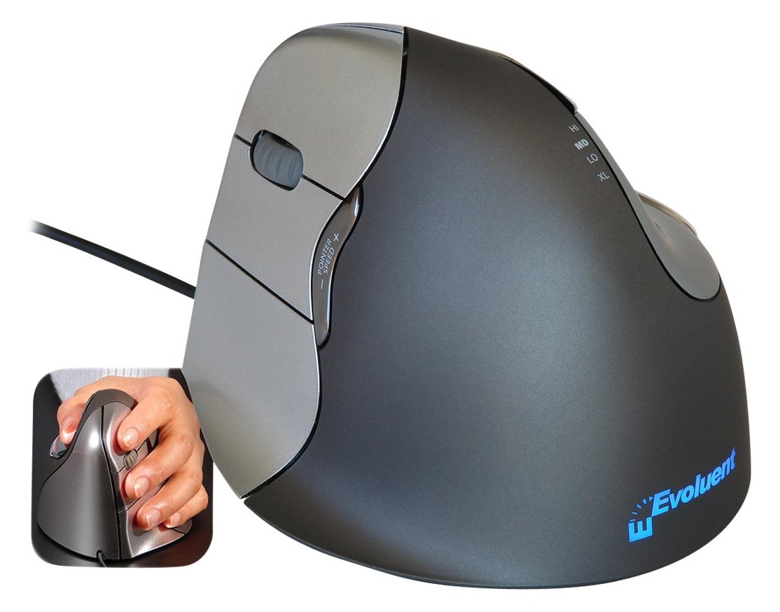 Evoluent VerticalMouse 4 Left - Vertikale Maus
