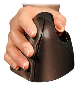 Evoluent VerticalMouse 4 Small - Vertical mouse - Für Rechtshänder - optisch - 6 Tasten - kabellos - 2.4 GHz, Ansicht 2