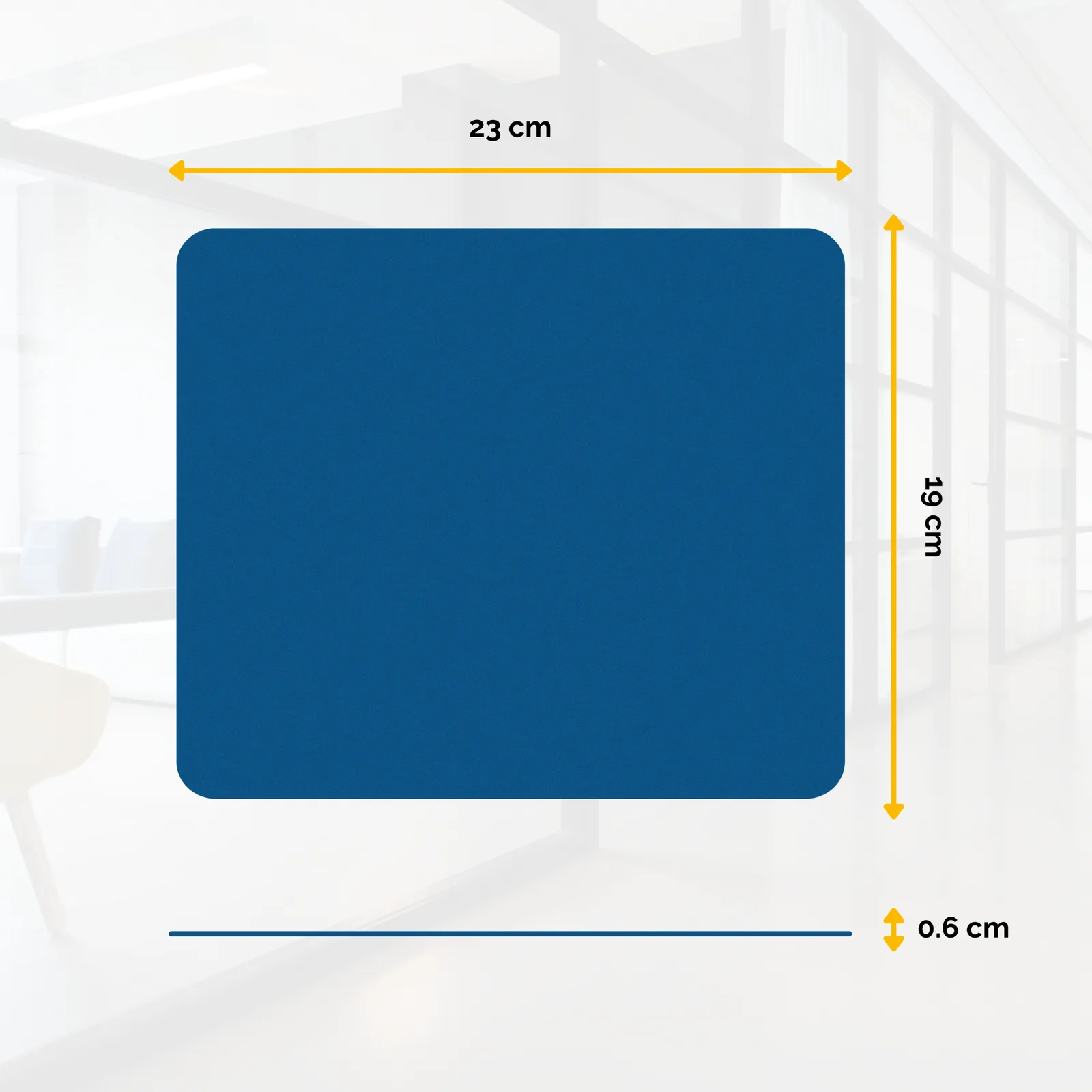 Fellowes Economy - Mauspad - Blau, Ansicht 2