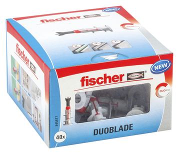 fischer DUOBLADE - Schrauben- & Dübelsatz - Beton - Kunststoff - Grau - Pozidriv - PZ2 von LumaTech
