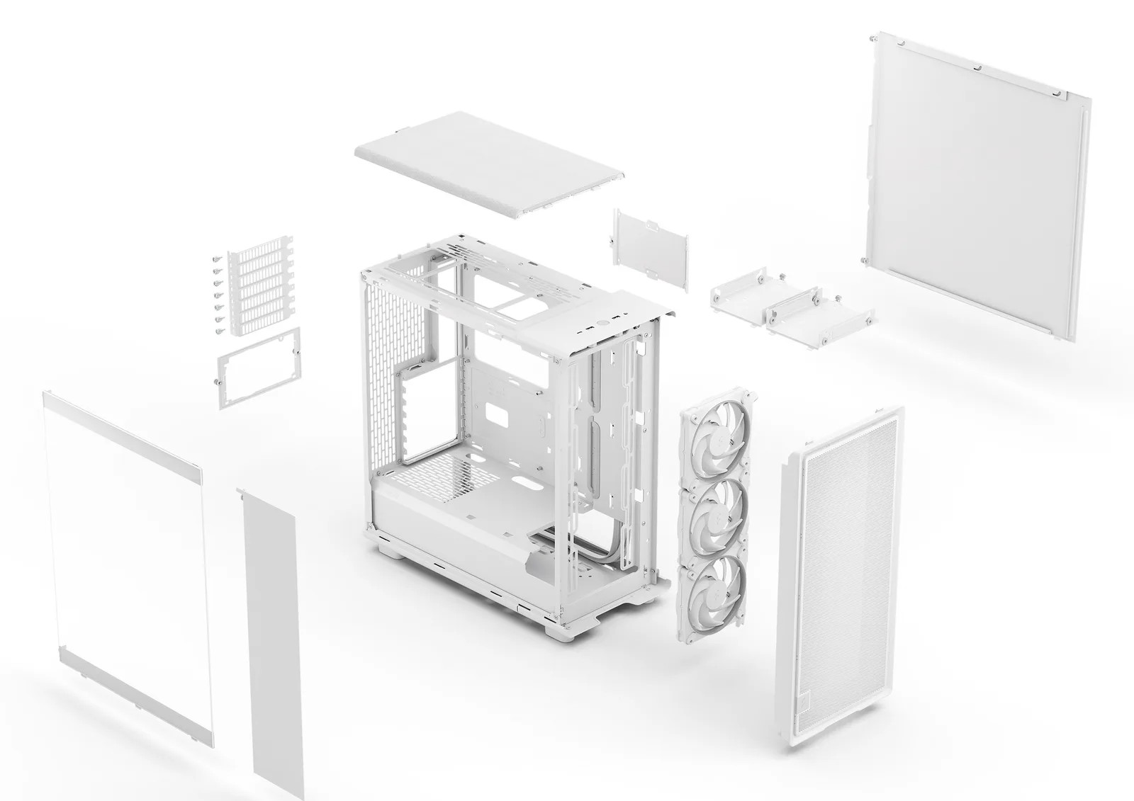 Fractal Design Epoch - Computer case - ATX - Seitenteil mit Fenster (gehärtetes Glas), Ansicht 2