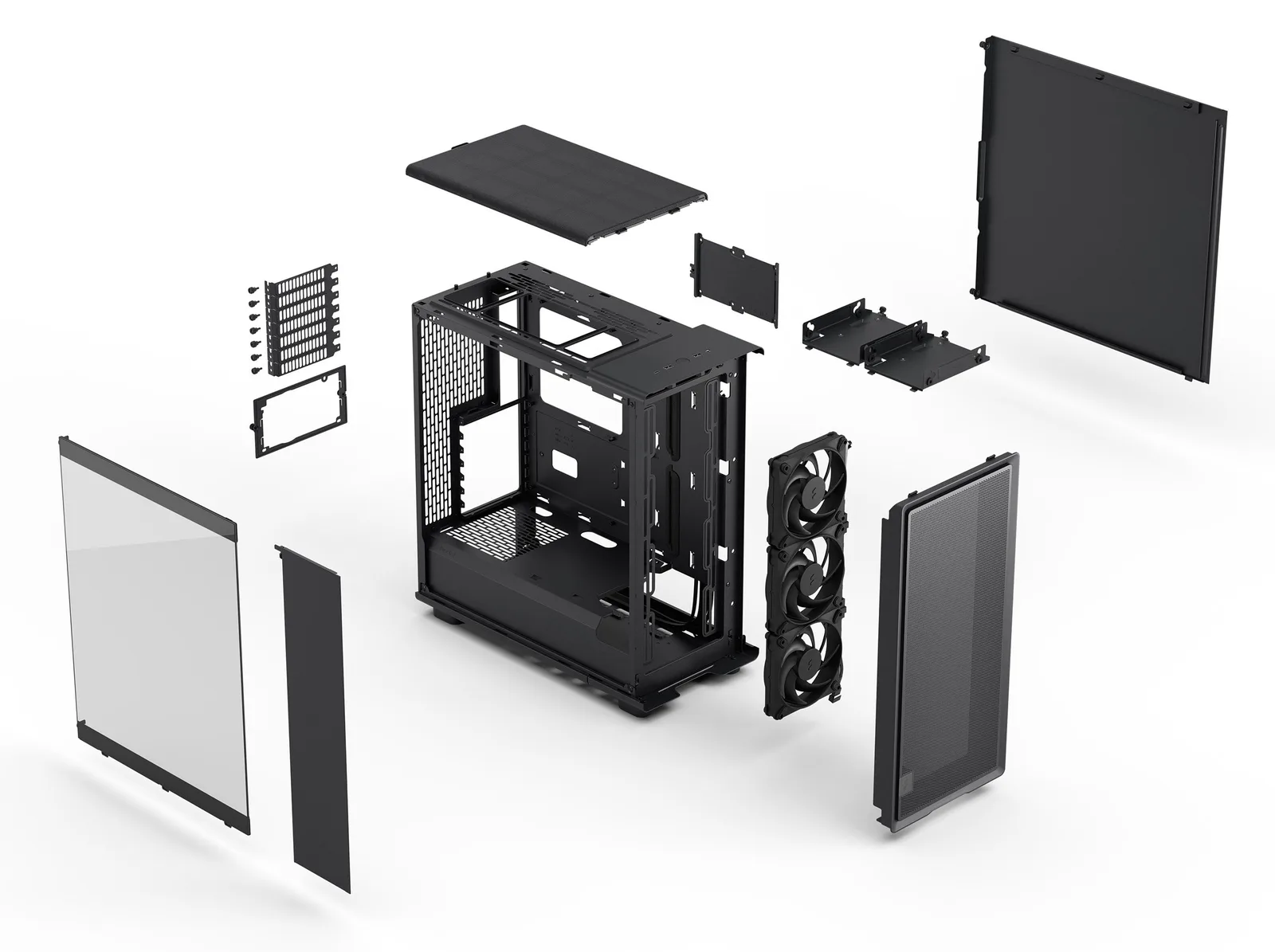 Fractal Design Epoch - Computer case - ATX - Seitenteil mit Fenster (gehärtetes Glas), Ansicht 2