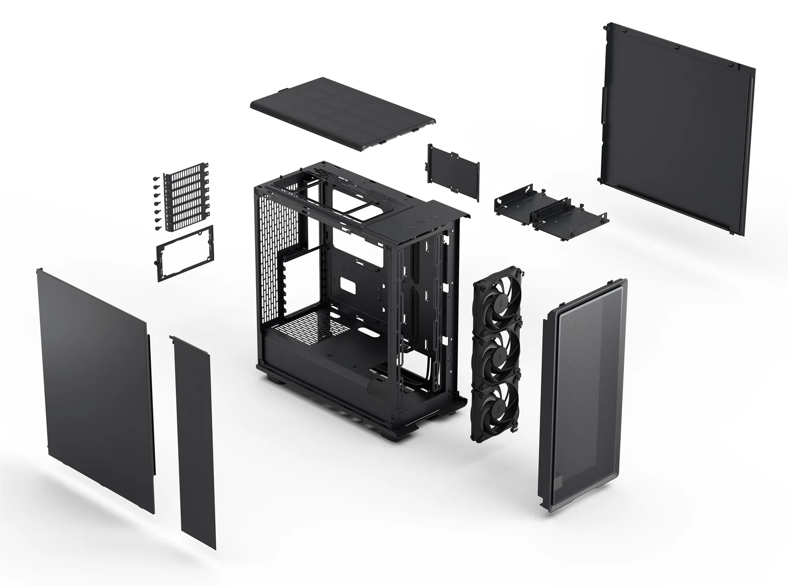 Fractal Design Epoch - Computer case - ATX - Seitenteil mit Fenster (Stahl), Ansicht 2