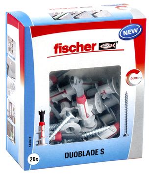fischer DUOBLADE S - Spreizdübel - Beton - Grau - 4,4 cm - 5 cm - 20 Stück(e) von LumaTech