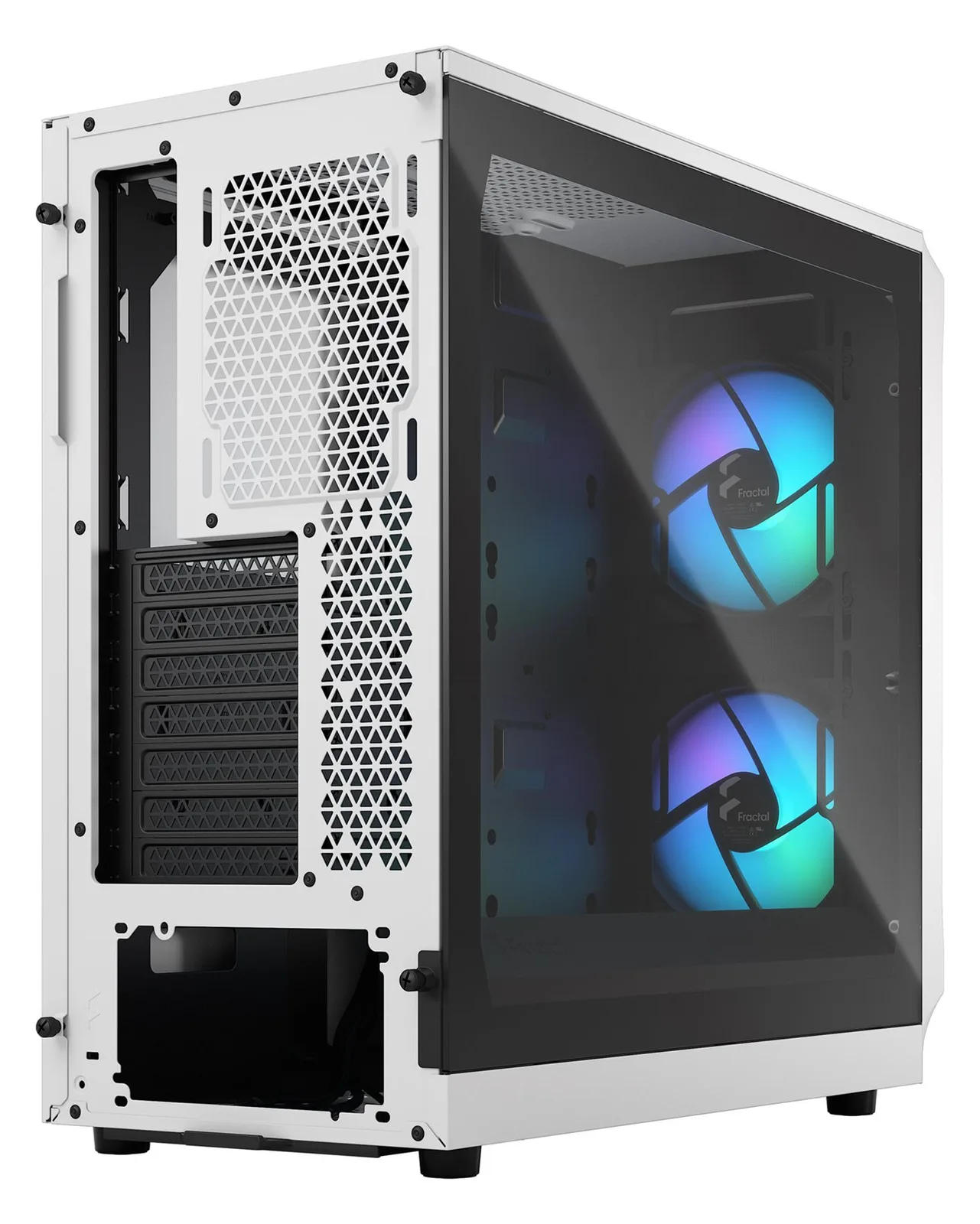 Fractal Design Focus 2 RGB - Tower - ATX - Seitenteil mit Fenster (gehärtetes Glas), Ansicht 2