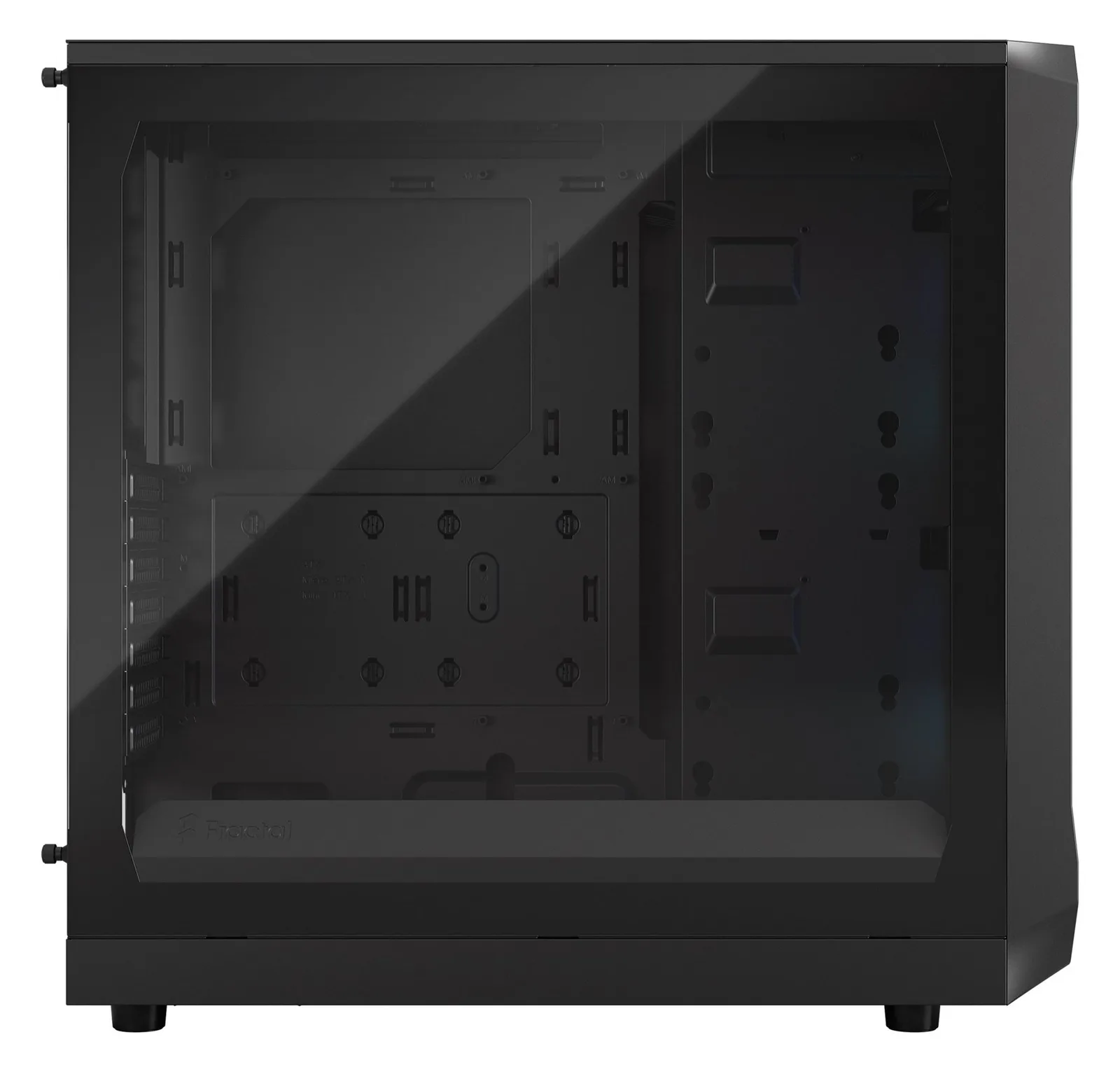 Fractal Design Focus 2 RGB - Tower - ATX - Seitenteil mit Fenster (gehärtetes Glas), Ansicht 3