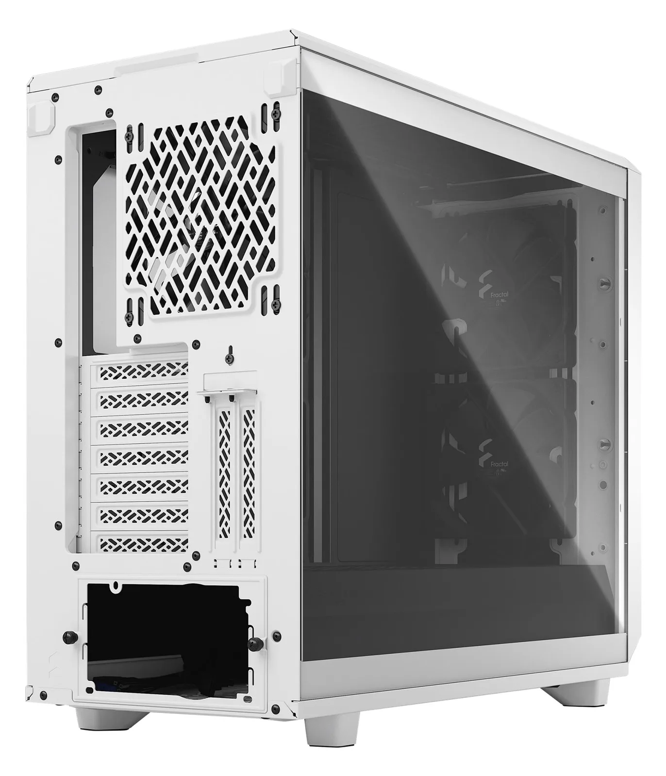 Fractal Design Meshify 2 Compact Clear Tempered Glass - Mid tower - ATX - Seitenteil mit Fenster (gehärtetes Glas), Ansicht 4