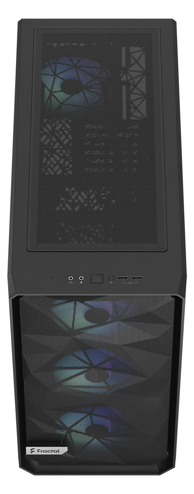 Fractal Design Meshify 2 Lite - Tower - E-ATX - Seitenteil mit Fenster (gehärtetes Glas), Ansicht 3