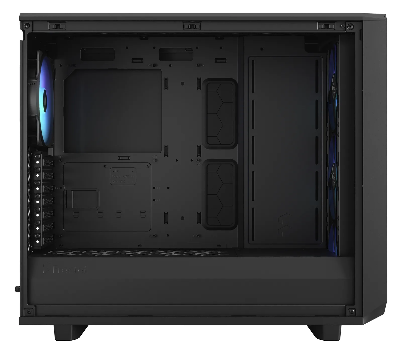Fractal Design Meshify 2 Lite - Tower - E-ATX - Seitenteil mit Fenster (gehärtetes Glas), Ansicht 4