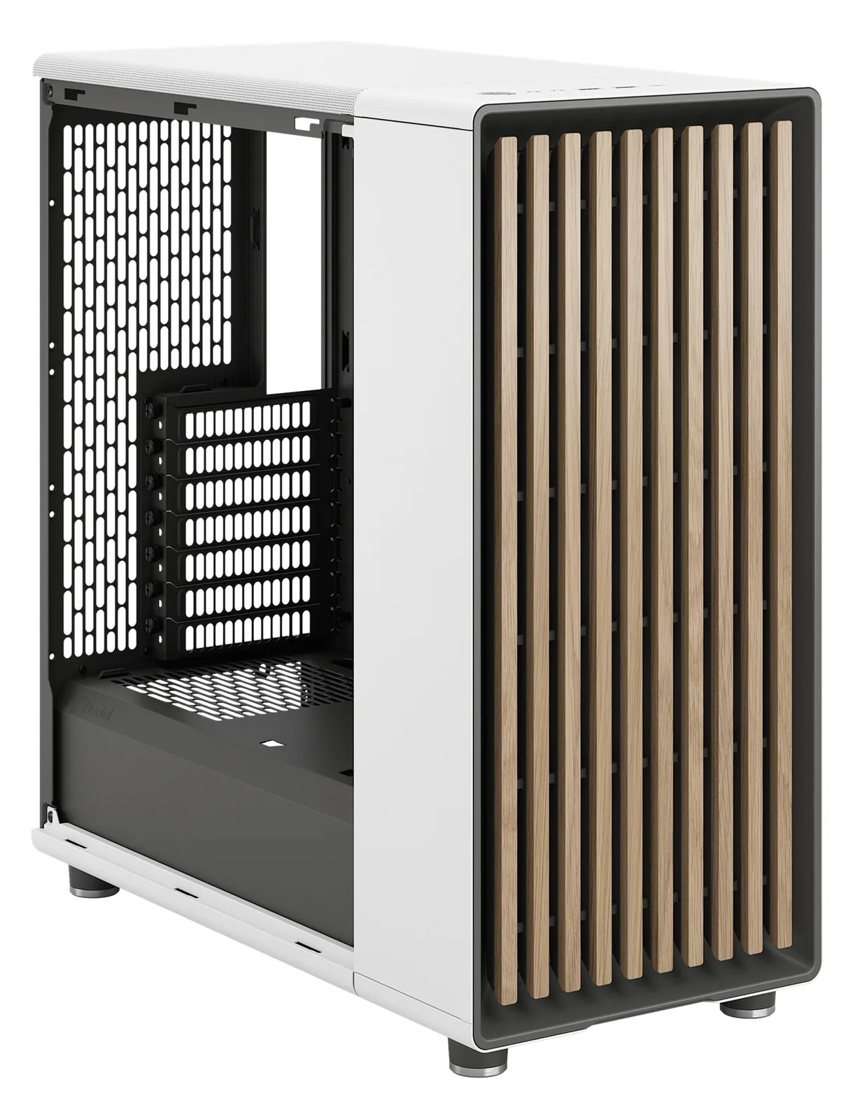 Fractal Design North - Mid tower - ATX - keine Spannungsversorgung (ATX) - weiß, Ansicht 5