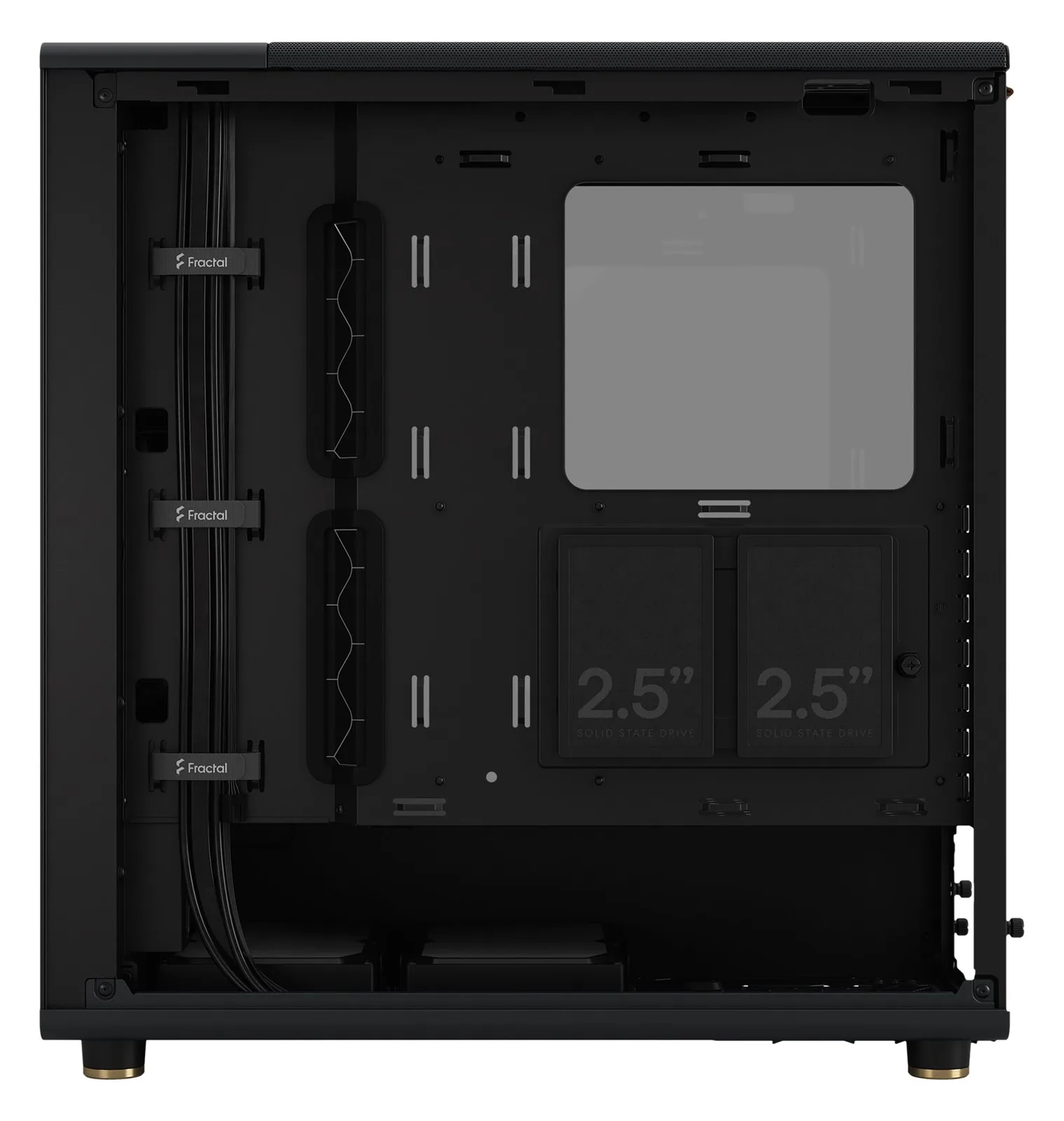 Fractal Design North - Mid tower - ATX - Seitenteil mit Fenster (getöntes Glas), Ansicht 5