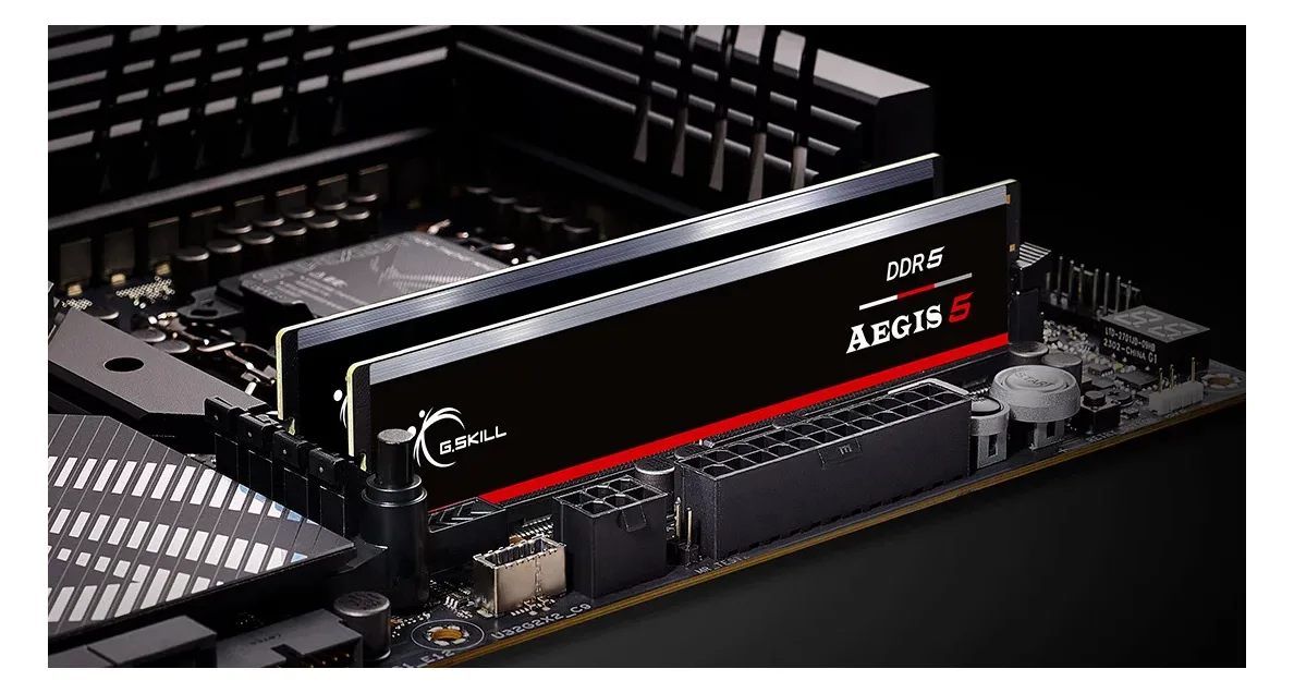 G.Skill F5-5200J4040A16GX1-IS, 16 GB, 1 x 16 GB, DDR5, 5200 MHz - G.Skill F5-5200J4040A16GX1-IS. Komponente für: PC, Ansicht 3