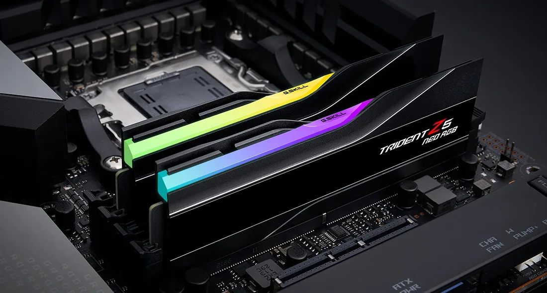 G.Skill Trident Z5 Neo RGB - DDR5 - Kit - 32 GB: 2 x 16 GB - schwarz 6000 MHz, Ansicht 4