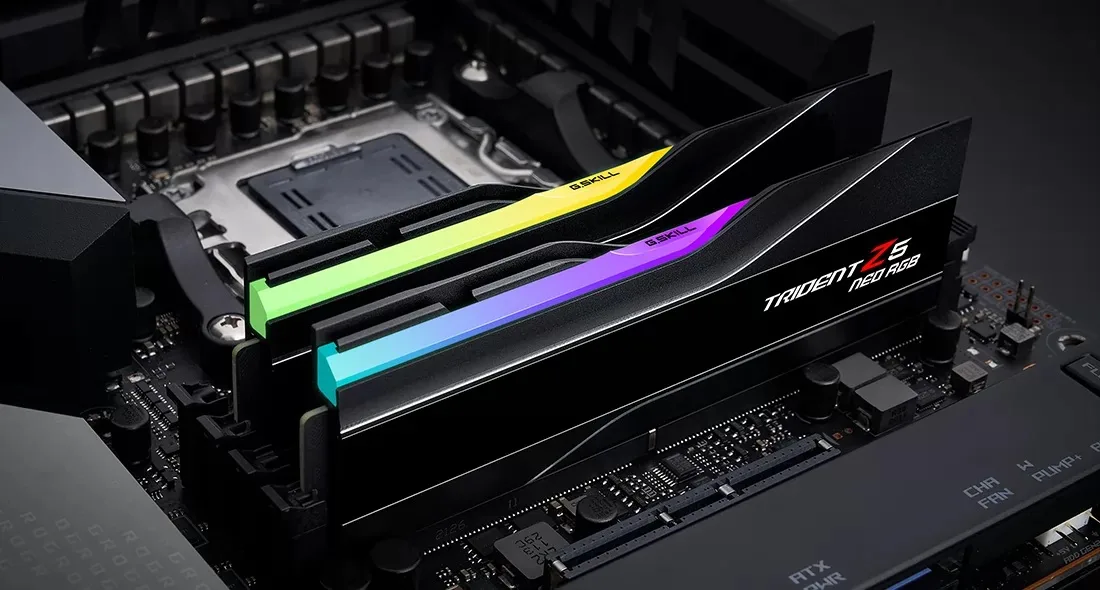 G.Skill Trident Z5 Neo RGB - DDR5 - Kit - 32 GB: 2 x 16 GB - schwarz 6000 MHz, Ansicht 4