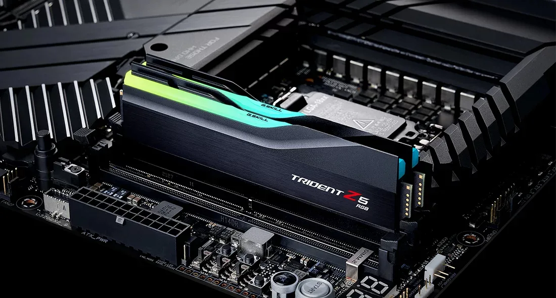 G.Skill Trident Z5 RGB F5-6000J2836G32GX2-TZ5RK, 64 GB, 2 x 32 GB, DDR5, Ansicht 3