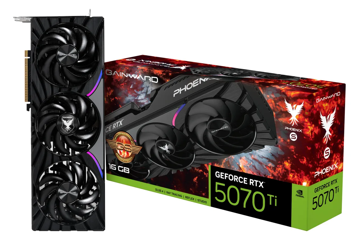 Gainward GeForce RTX 5070 Ti Phoenix-S GS - Grafikkarten, Ansicht 4