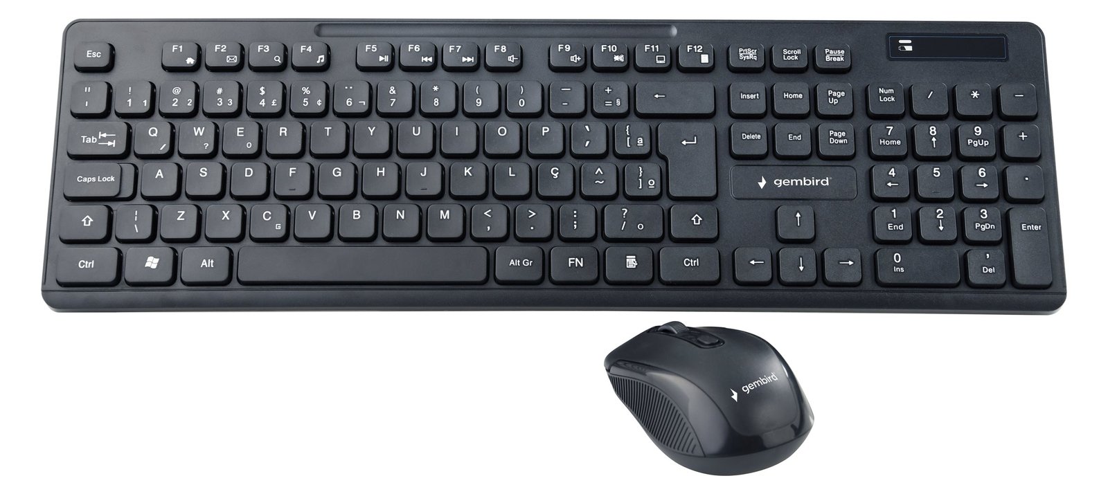 Gembird KBS-WCH-03-DE - Tastatur-und-Maus-Set - TL: Deutsch, QWERTZ