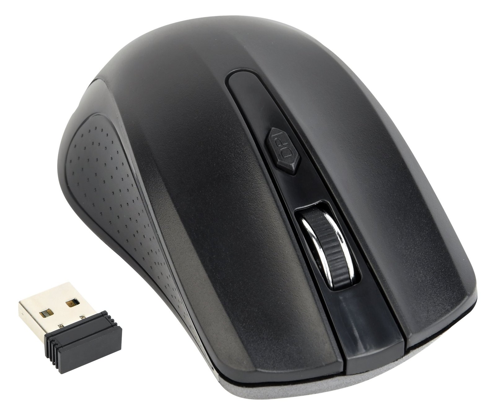 Gembird MUSW-4B-04 - Maus - optisch - 4 Tasten - kabellos - 2.4 GHz - kabelloser Empfänger (USB)
