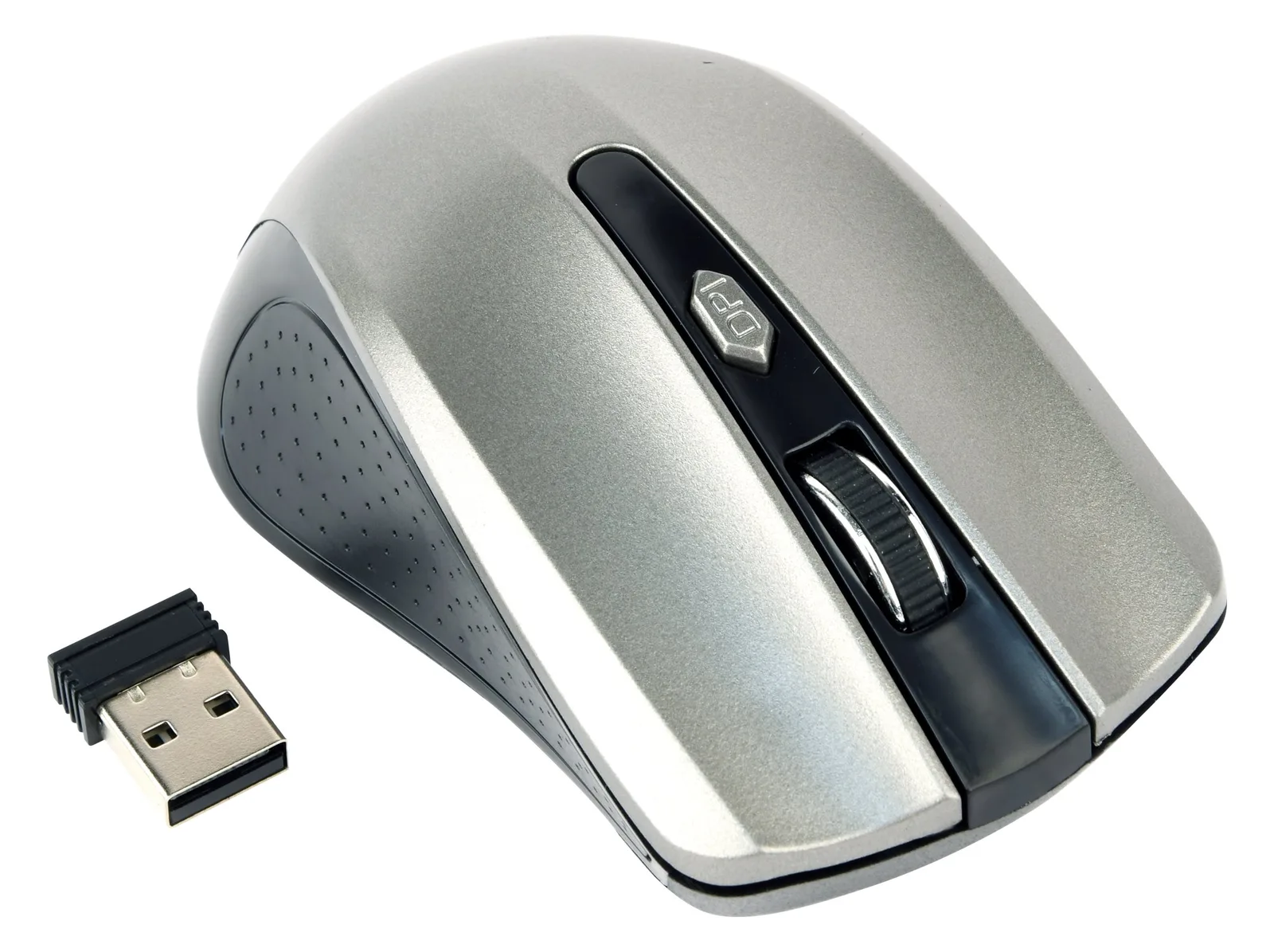Gembird MUSW-4B-04-BG - Maus - optisch - 4 Tasten - kabellos - 2.4 GHz - kabelloser Empfänger (USB), Ansicht 2