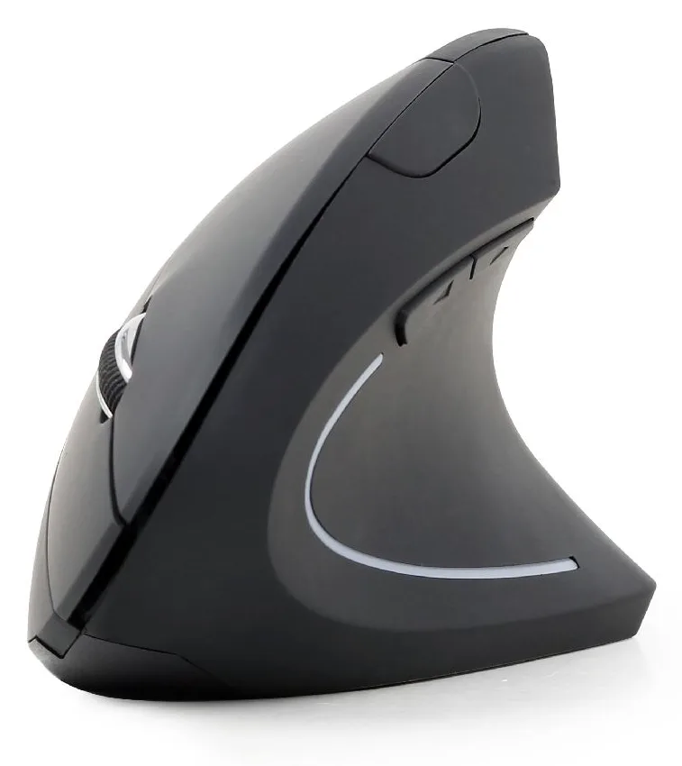 Gembird MUSW-ERGO-01 - Vertikale Maus - ergonomisch - Für Rechtshänder - 6 Tasten - kabellos - 2.4 GHz, Ansicht 2