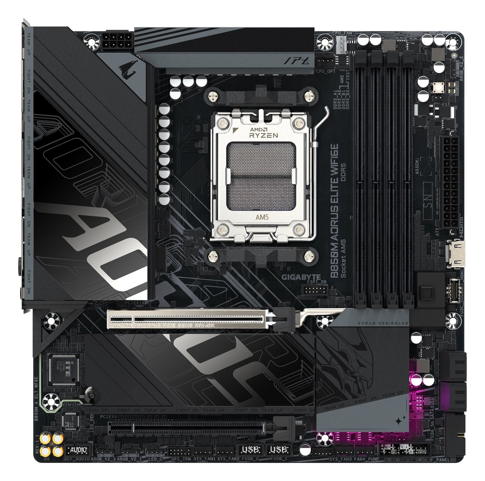Gigabyte AORUS B850M ELITE WIFI6E - Motherboard - micro ATX - Socket AM5 - AMD B850 Chipsatz - USB-C 3.2 Gen 2x2… von LumaTech