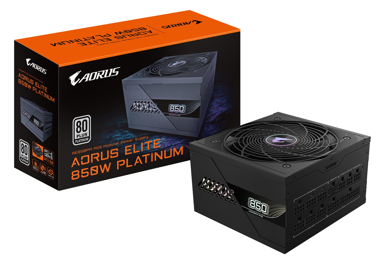 Gigabyte AORUS ELITE AE850PM PG5 - Netzteil (intern) - ATX12V 3.0/ EPS12V
