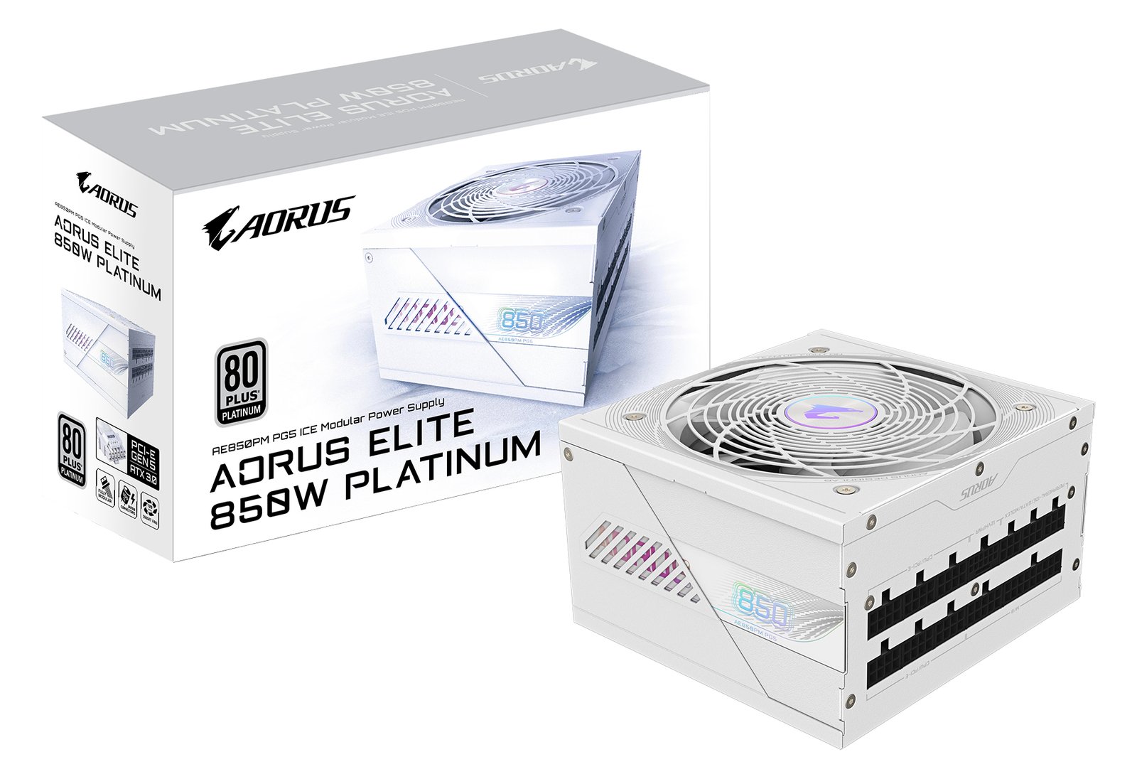 Gigabyte AORUS ELITE AE850PM PG5 ICE - Netzteil (intern)
