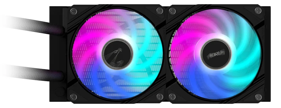 Gigabyte AORUS WATERFORCE II 240 - Prozessor-Flüssigkeitskühlsystem - (für: AM4, LGA1200, LGA1700, AM5, LGA115x Socket), Ansicht 4