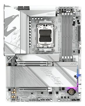 Gigabyte AORUS X870 ELITE X3D ICE - Motherboard - ATX - Socket AM5 - AMD X870 Chipsatz - USB-C 3.2 Gen 2x2… von LumaTech