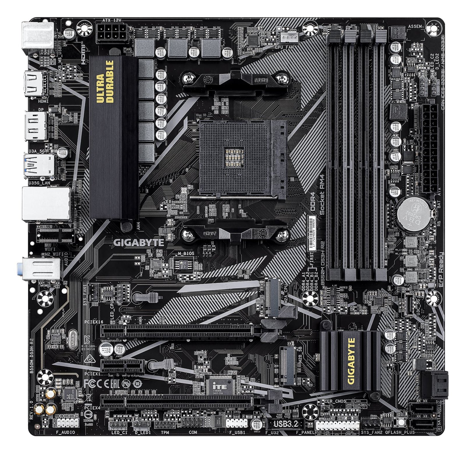Gigabyte B550M DS3H R2 - Motherboard - micro ATX - Socket AM4 - AMD B550 Chipsatz - USB 3.2 Gen 1 - Onboard-Grafik von LumaTech