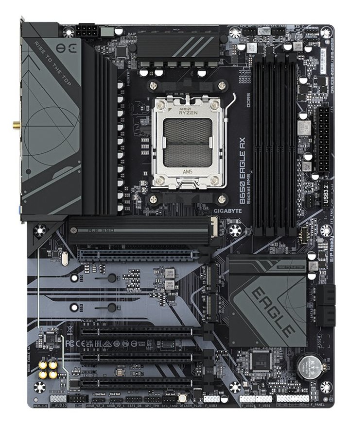 Gigabyte B650 EAGLE AX - Motherboard - ATX - Socket AM5 - AMD B650 Chipsatz - USB 3.2 Gen 1, USB 3.2 Gen 2 von LumaTech