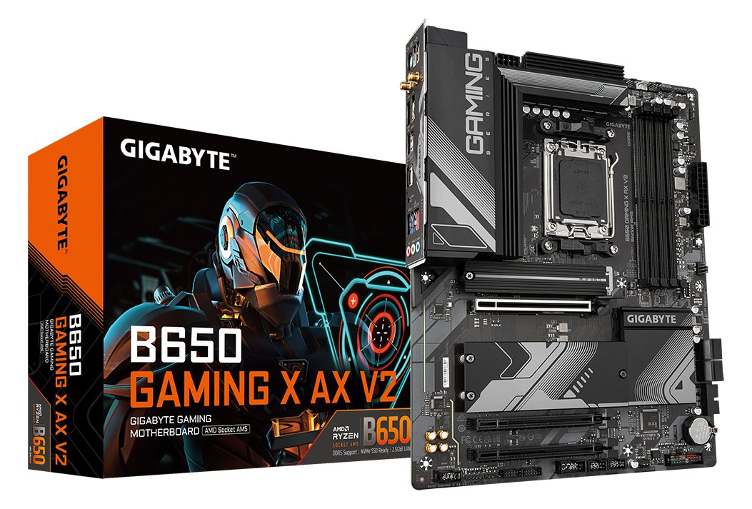 Gigabyte B650 GAMING X AX V2 - 1.X - Motherboard - ATX - Socket AM5 - AMD B650 Chipsatz - USB 3.2 Gen 1, USB 3.2 Gen 2 von LumaTech