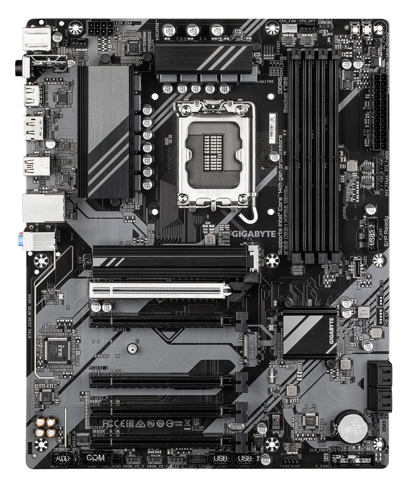 Gigabyte B760 DS3H WIFI6E GEN5 - Motherboard - ATX - LGA1700-Sockel - B760 Chipsatz - USB-C 3.2Gen 2x2, USB-C 3.2 Gen 1… von LumaTech